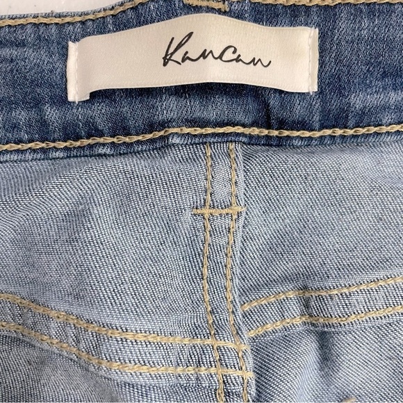 Kancan Estilo High Rise Ankle Skinny Buttonfly Raw Edge Hem Jeans 3/25 - Picture 9 of 12